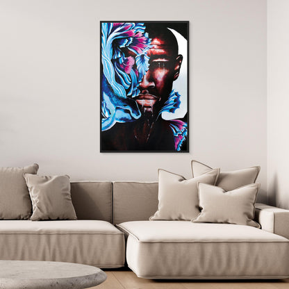 "Admiral" Framed Canvas Print