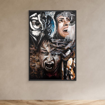 "Carmen Ferale" Framed Canvas Print