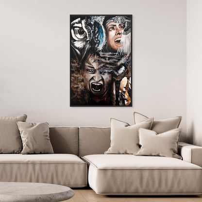 "Carmen Ferale" Framed Canvas Print