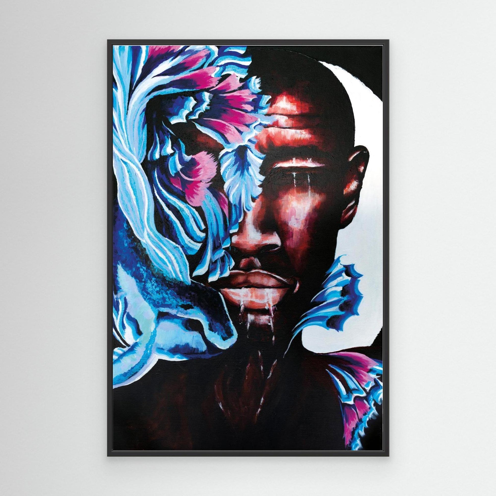 "Admiral" Framed Canvas Print