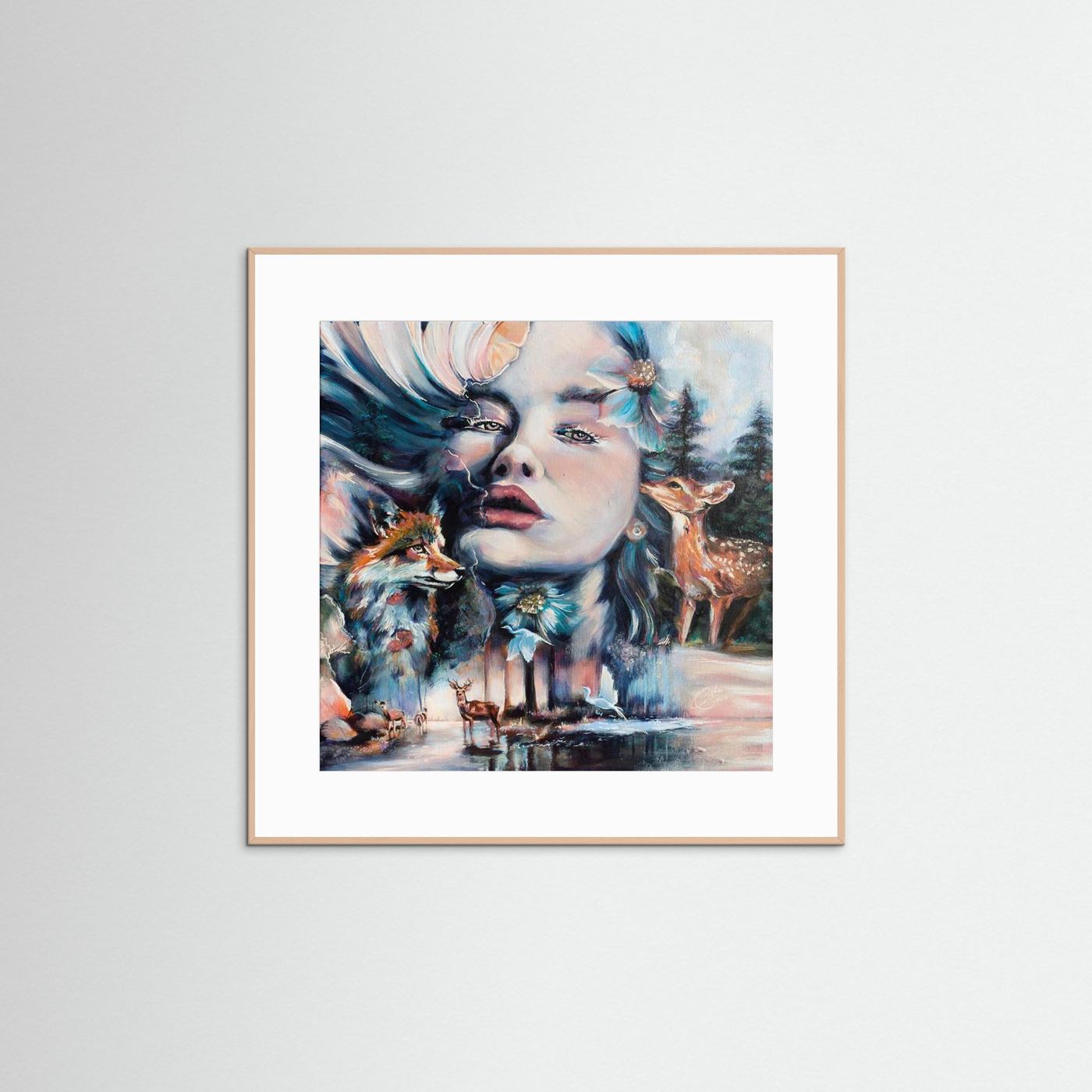 "Unperfect Peace" Framed Paper Print