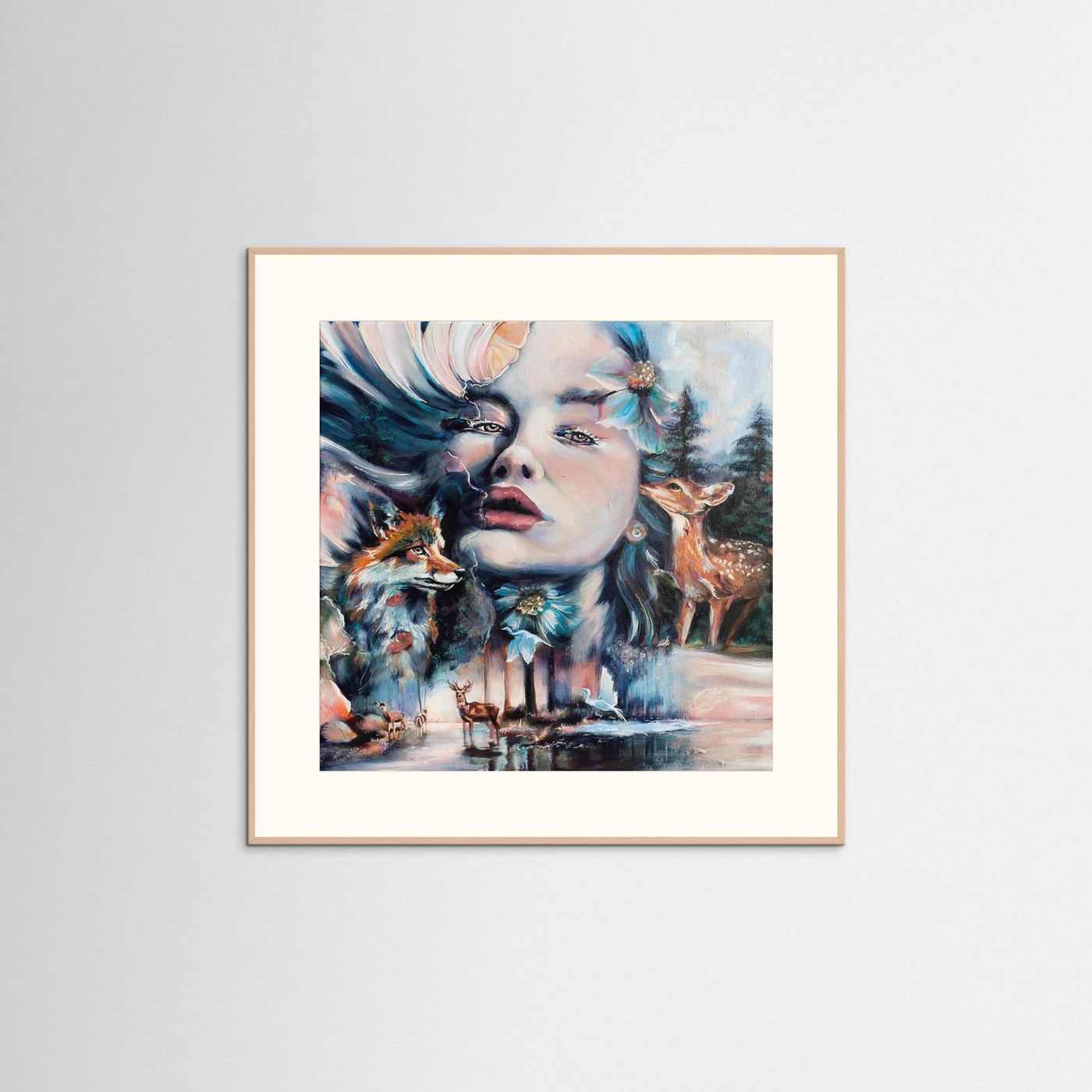 "Unperfect Peace" Framed Paper Print