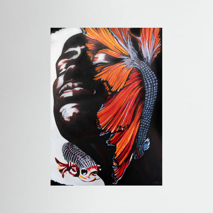 "Orange" Giclée Paper Print