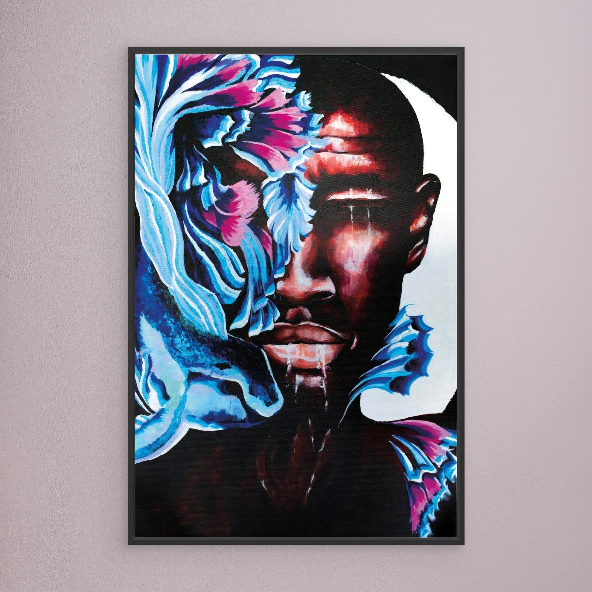 "Admiral" Framed Canvas Print