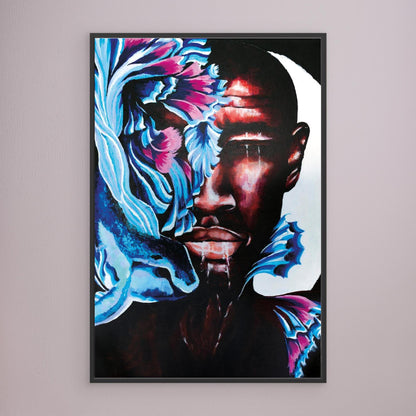 "Admiral" Framed Canvas Print